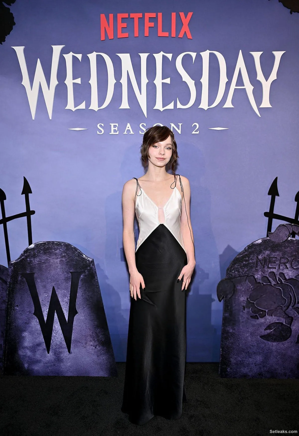 Emma Myers' Understated Look for 'Wednesday'