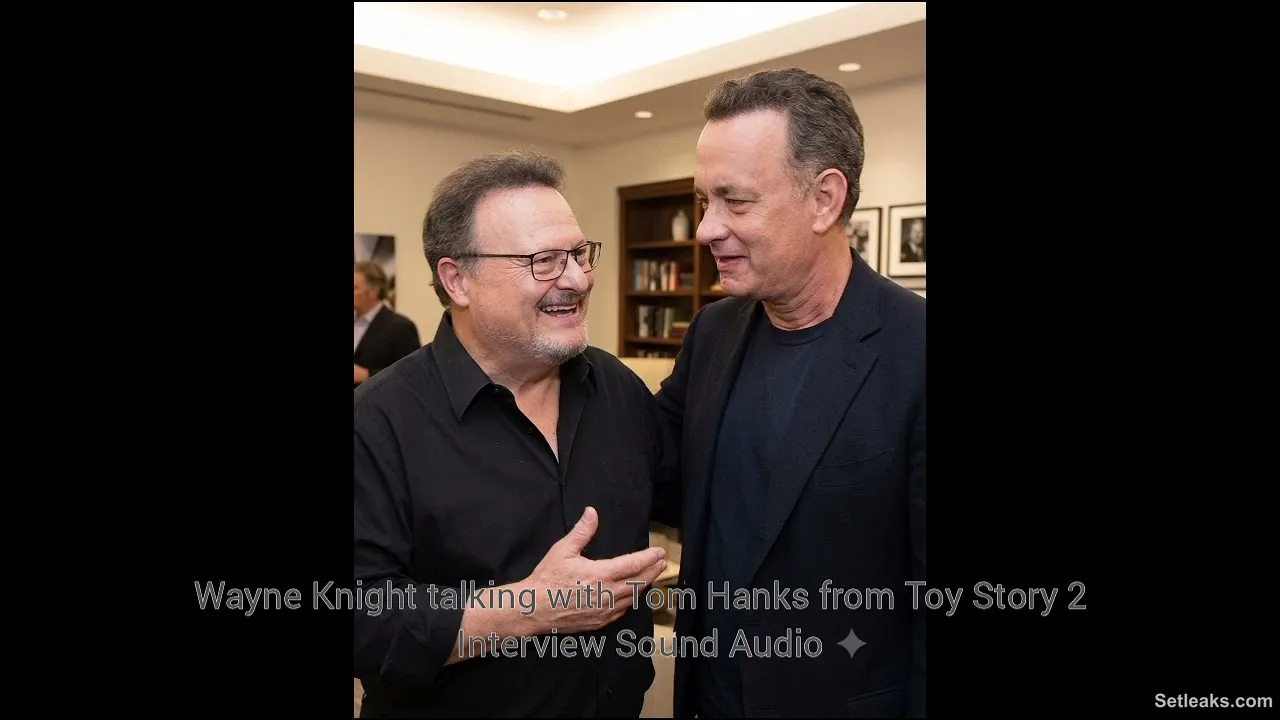 Wayne Knight talking with Tom Hanks from Toy Story 2 Interview Sound Audio