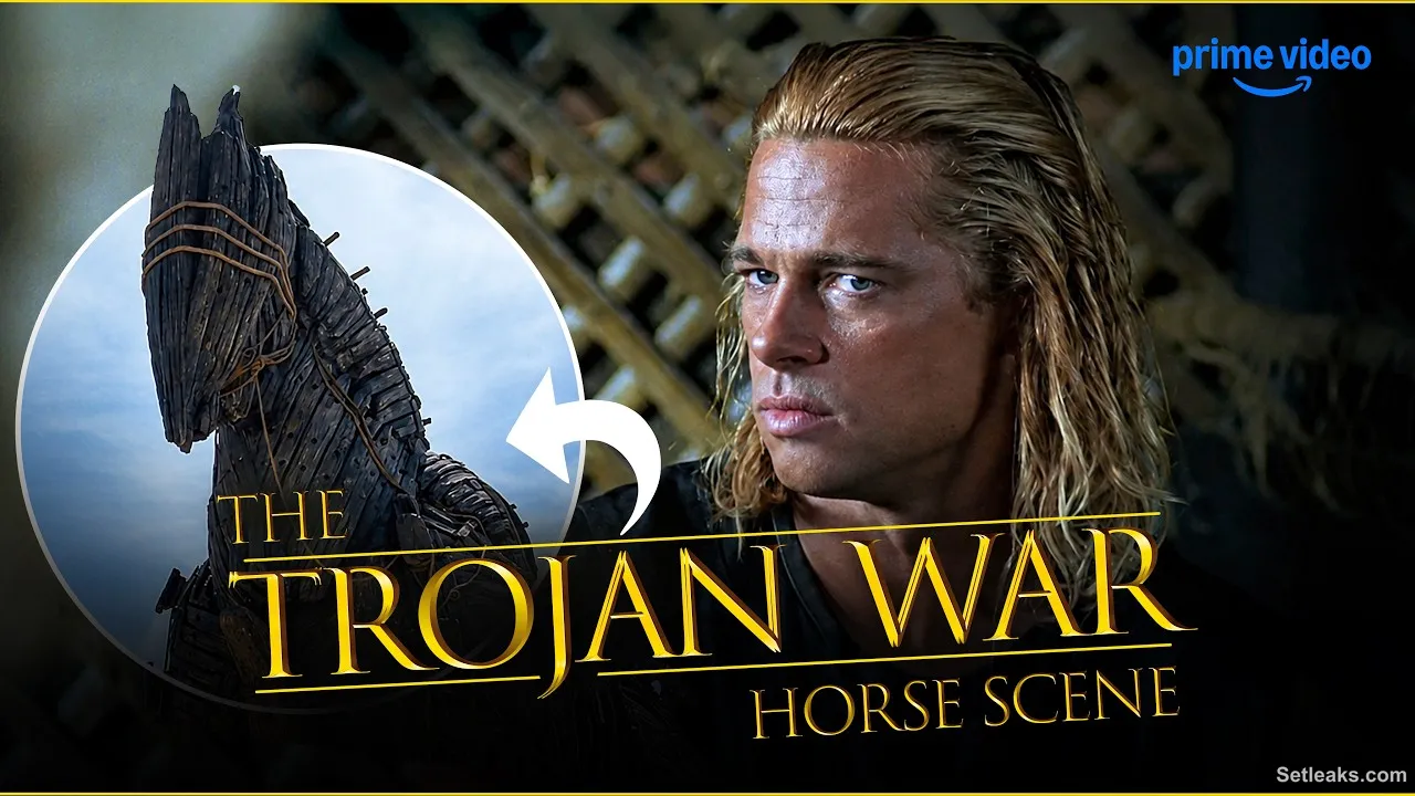 The Trojan War Horse Scene 🔥 | Odysseus' Infiltration | Troy | Brad Pitt, Sean Bean | #trending