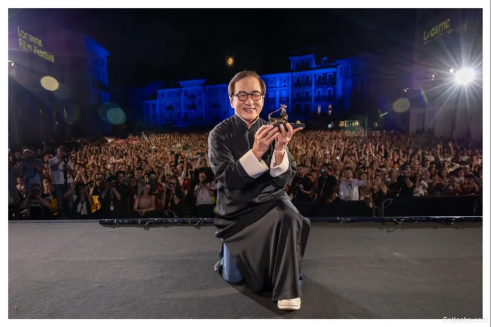 Jackie Chan Reenacts 'Enter the Dragon' at Locarno