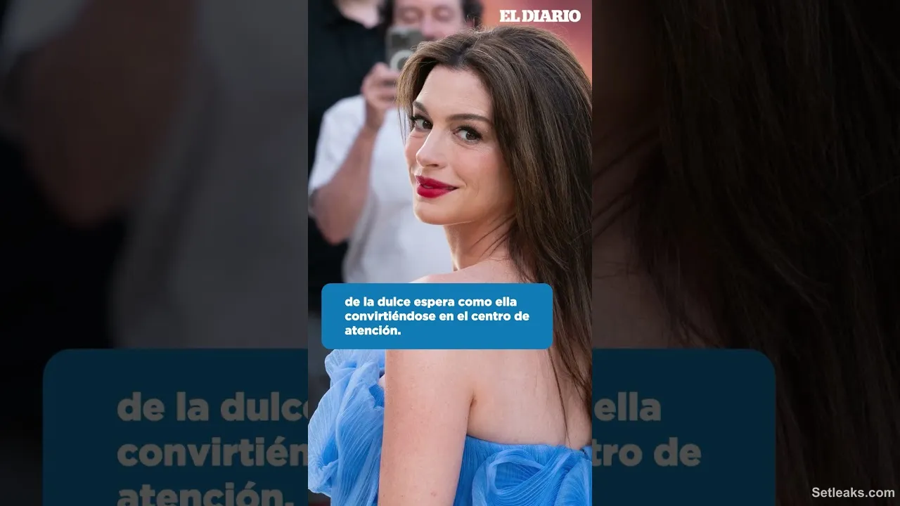 Anne Hathaway's Praised Maternity Design at the Premiere / El Diario