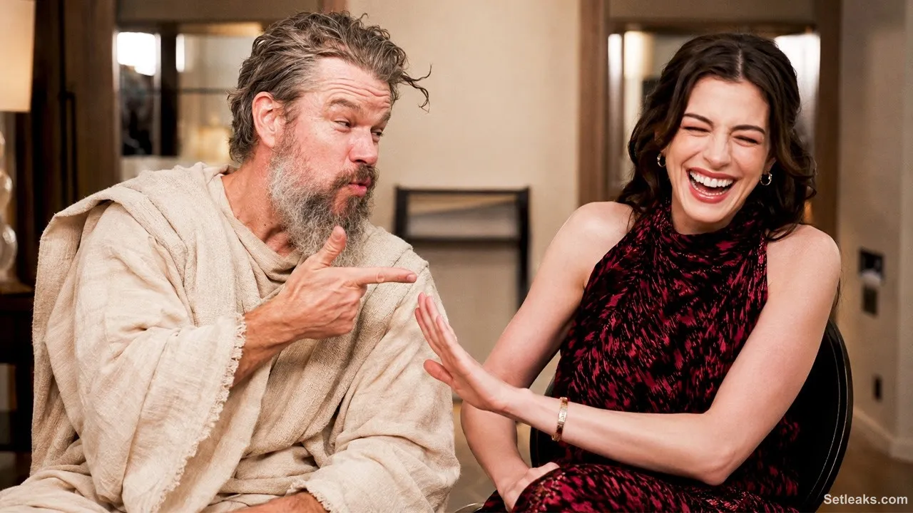 Matt Damon & Anne Hathaway Have ZERO Filter Together