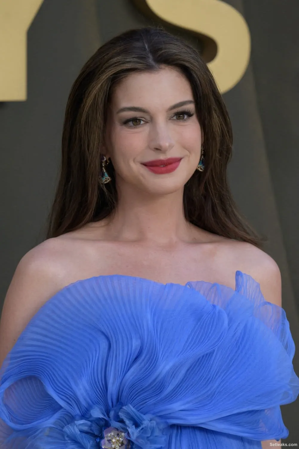 Anne Hathaway à l'avant-première de L'Odyssée à Londres le lundi 6 juillet 2026.