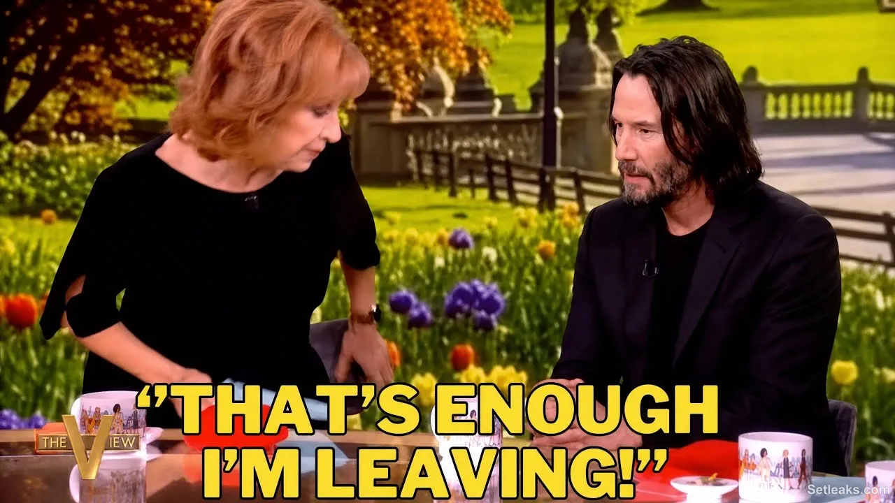 Joy Behar QUITS The View LIVE After Heated Clash With Keanu Reeves
