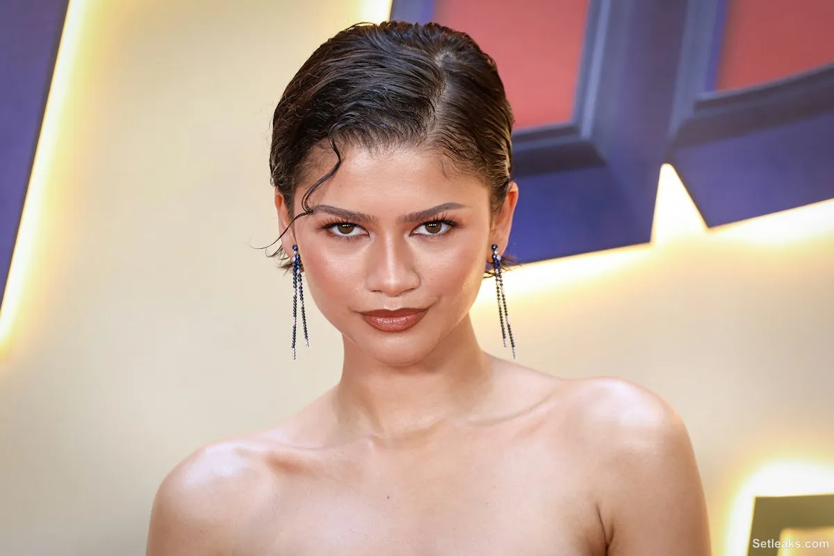 Zendaya Wears Vintage Spider-Man Dress for 'Spider-Man: Beyond the Spider-Verse' Press