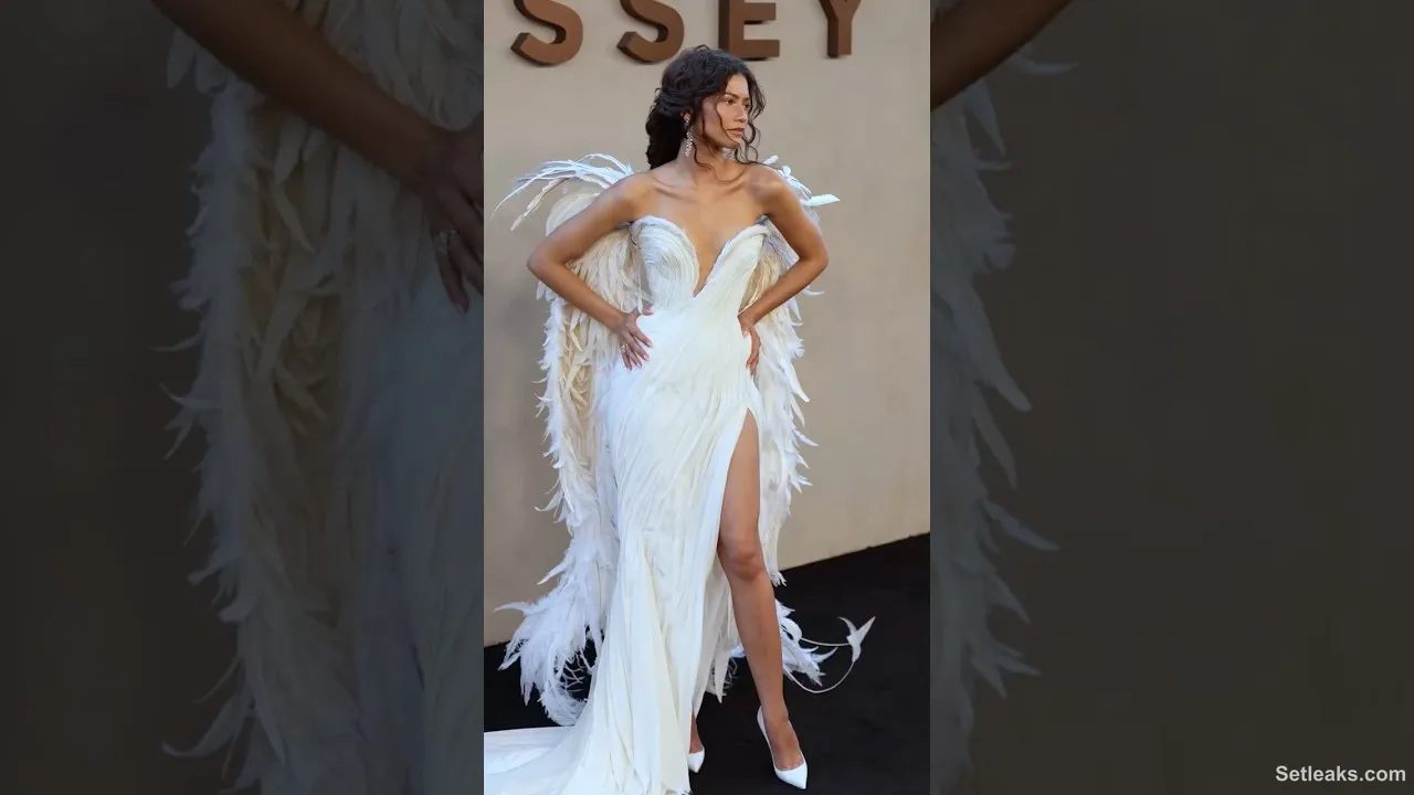 Zendaya Has Wings at the Odyssey Premiere