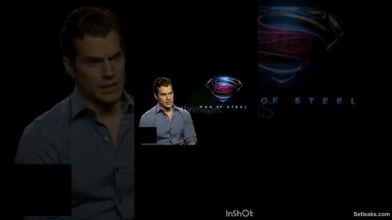 British Actor Mr. Henry Cavill's interview for "MAN OF STEEL".