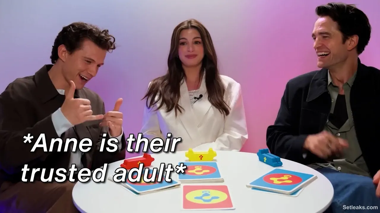 Tom Holland and Robert Pattinson being absolute goofballs together for 7 minutes