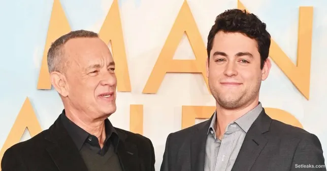 Tom Hanks and strapping son Truman attend A Man Named Otto photocall ...