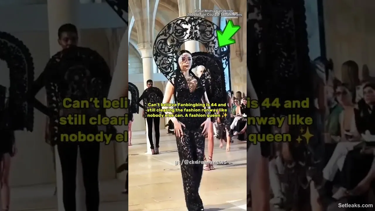 can't believe she is 44 and slaying the Runway 😯 #fanbingbing #new #fashion #pwf