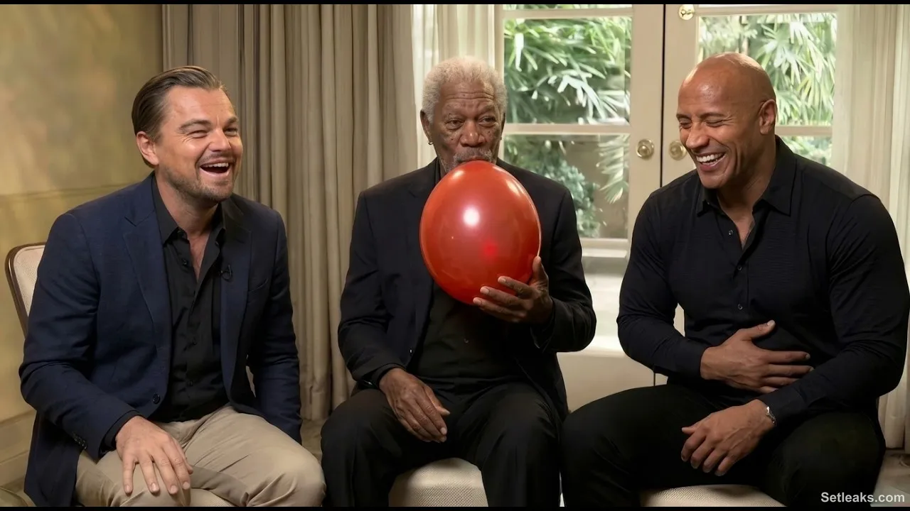 Even Morgan Freeman Couldn't Keep a Straight Face on Helium