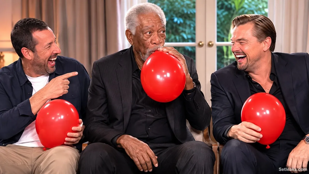 Morgan Freeman Tried Helium... Nobody Expected This 😂