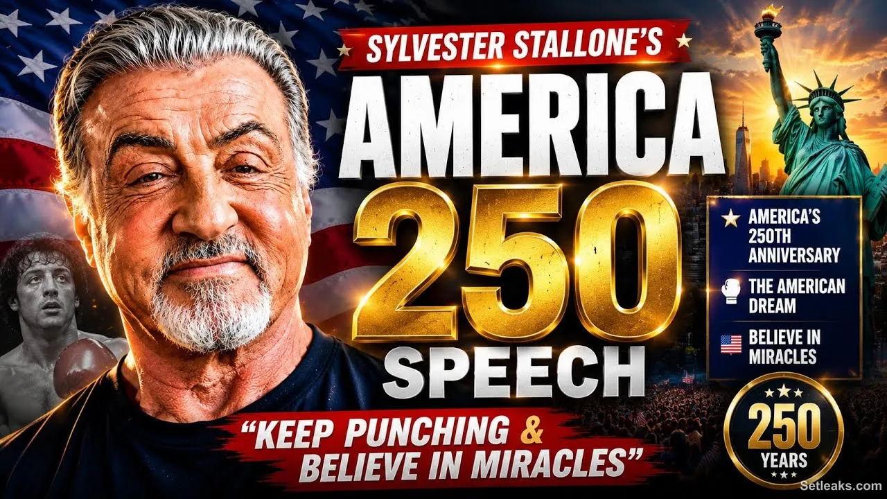 Sylvester Stallone Celebrates America's 250th Anniversary with Powerful "Keep Punching" Message