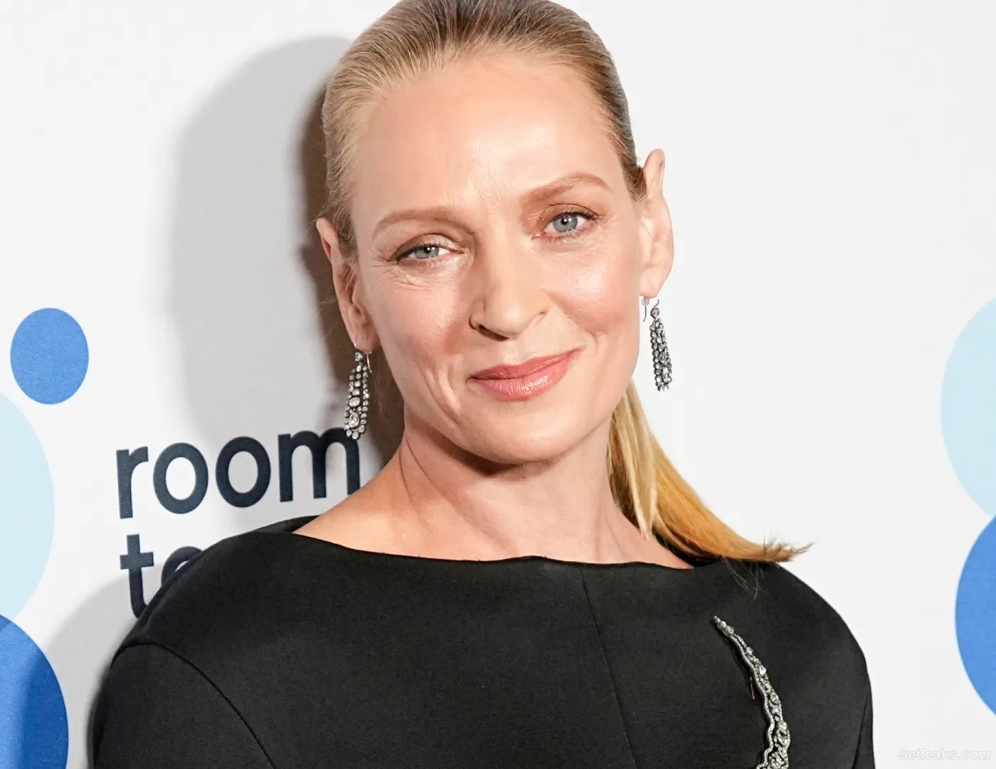 Uma Thurman & Maya Hawke Twin at the Room To Grow Gala in NYC
