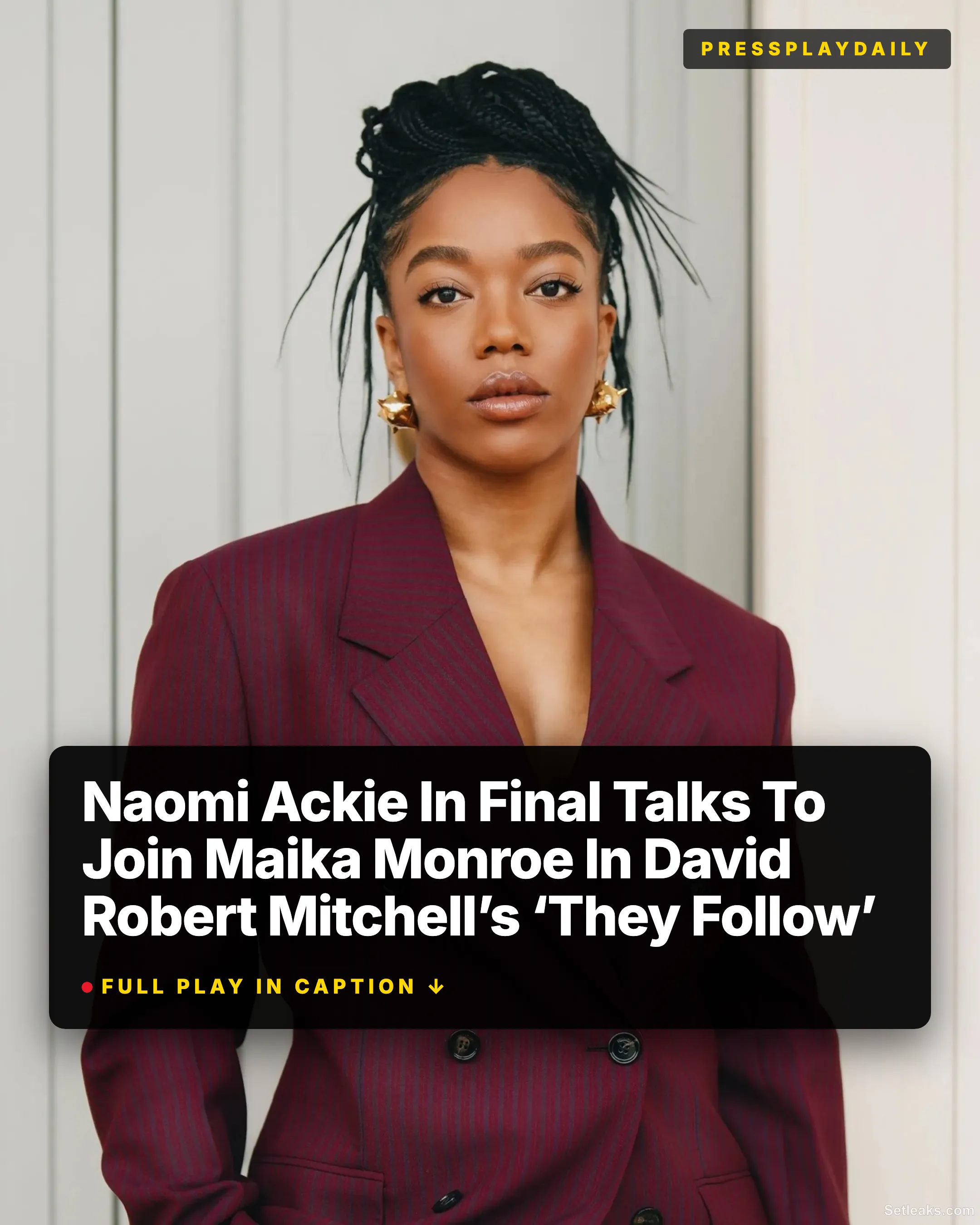 Naomi Ackie In Final Talks To Join Maika Monroe In David Robert Mitchell’s ‘They Follow’