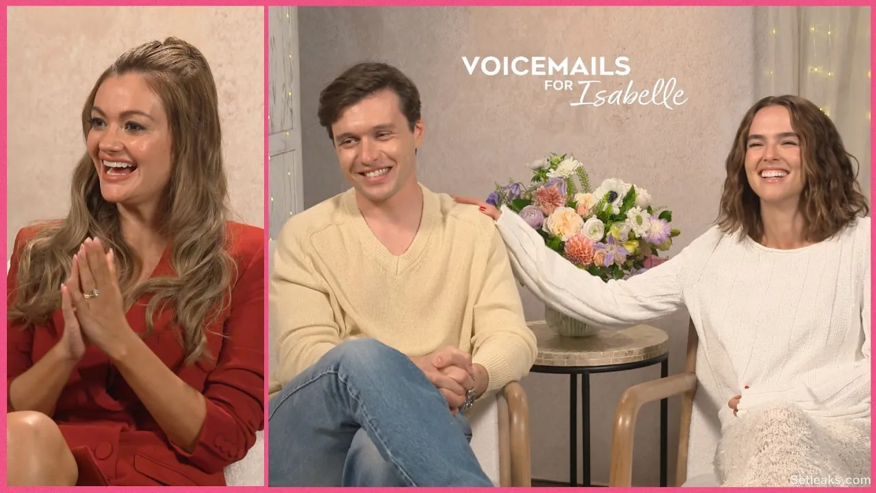 VOICEMAILS FOR ISABELLE Interviews! Zoey Deutch, Nick Robinson & Leah McKendrick. Netflix