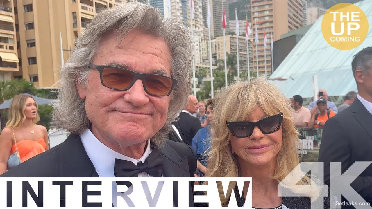 Kurt Russell & Goldie Hawn interview at Monte-Carlo TV Festival 2026 closing ceremony
