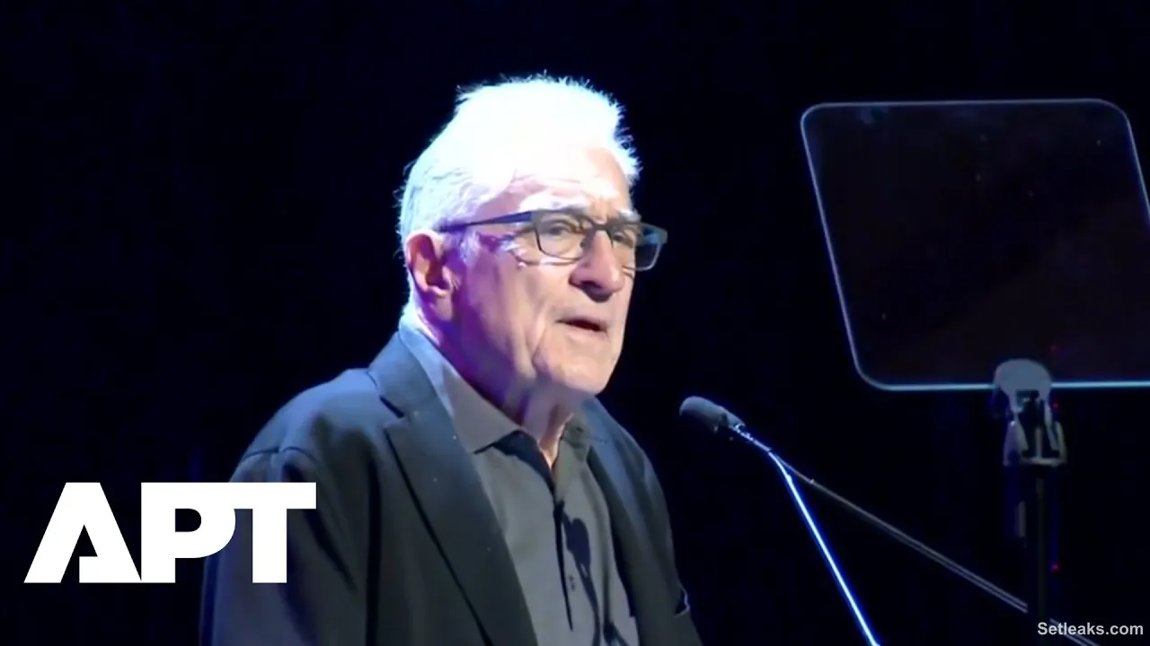 Robert De Niro Says He Cannot Love America Under Trump During First Amendment Event | APT