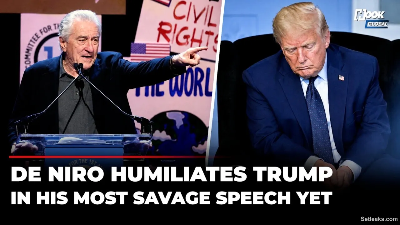Hollywood Legend Robert De Niro Delivers His Most Savage Anti-Trump Speech in New York City