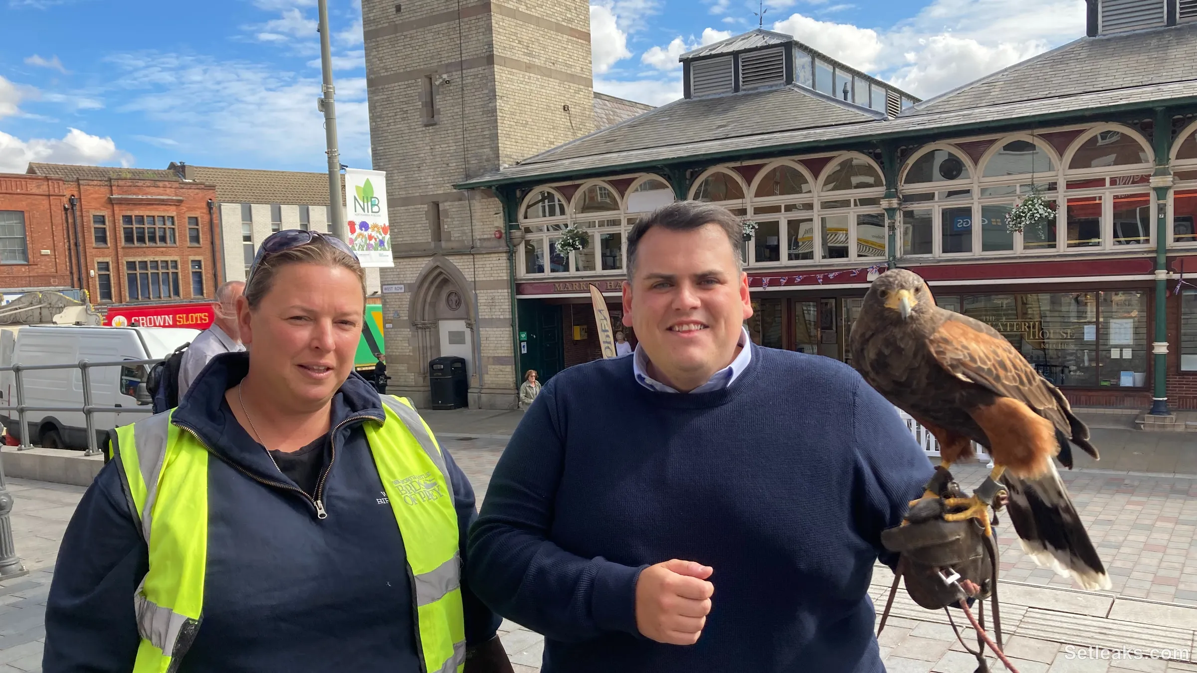 Darlington council enlists Frankie the hawk to 'disperse' anti-social ...