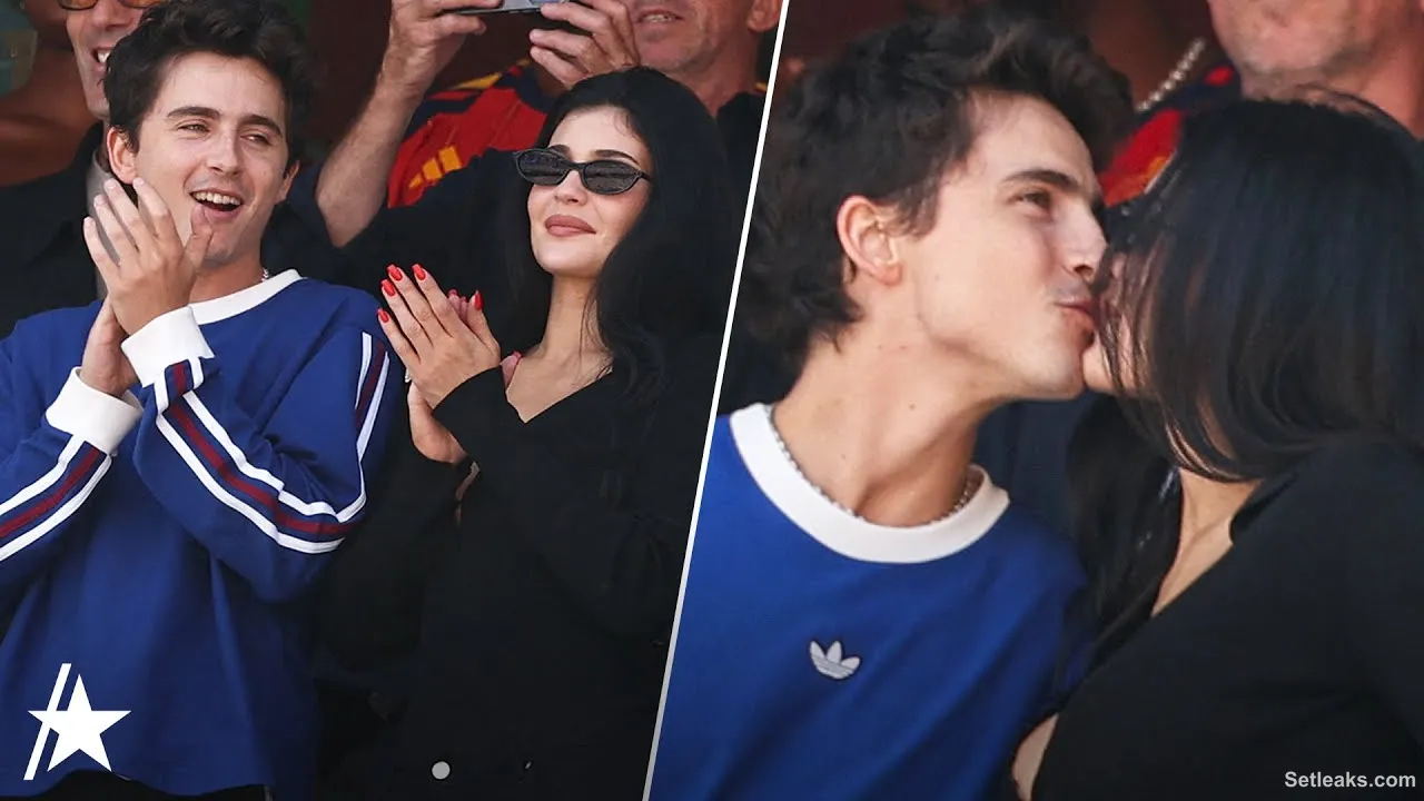 Kylie Jenner & Timothée Chalamet Pack on PDA During World Cup Final