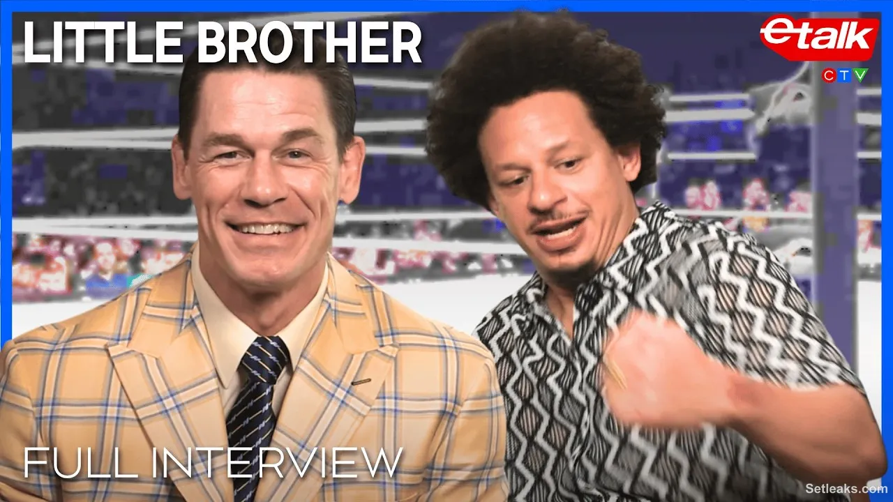 John Cena says Eric André could be a WWE Superstar, talks new movie 'Little Brother' | Interview