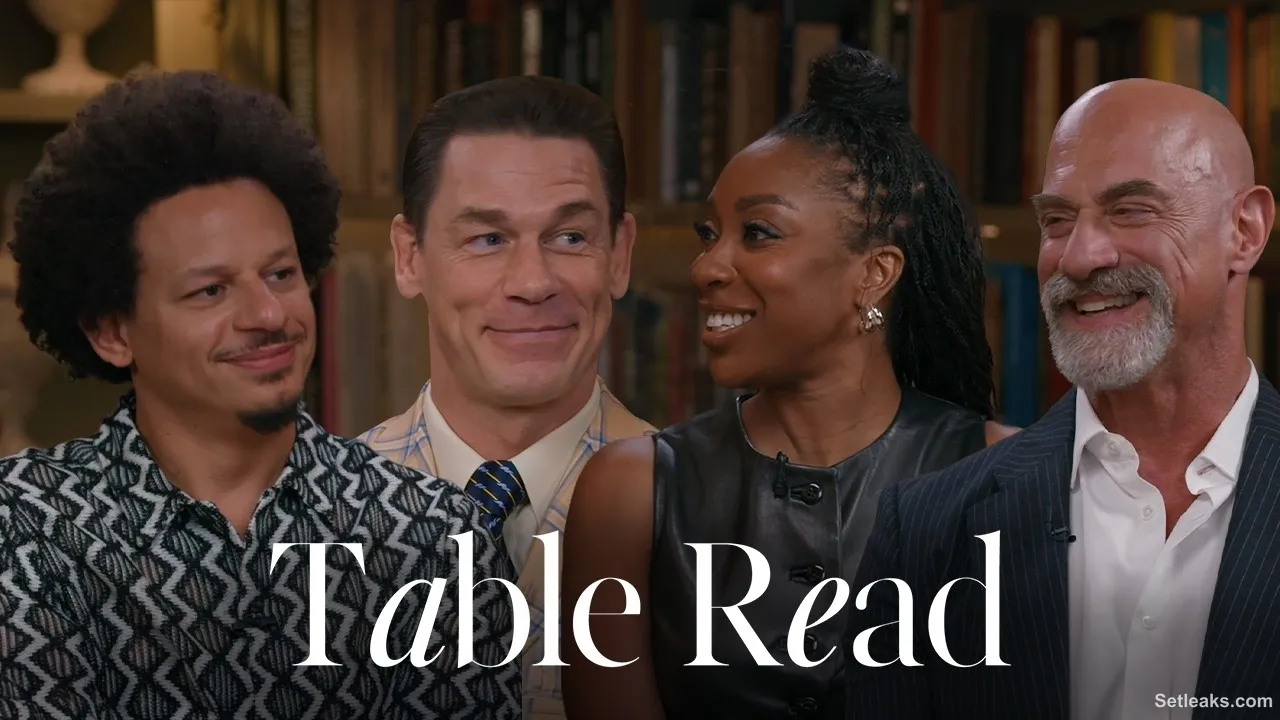 John Cena, Eric Andre, Christopher Meloni & Ego Nwodim Talk "Little Brother" | Table Read | Esquire