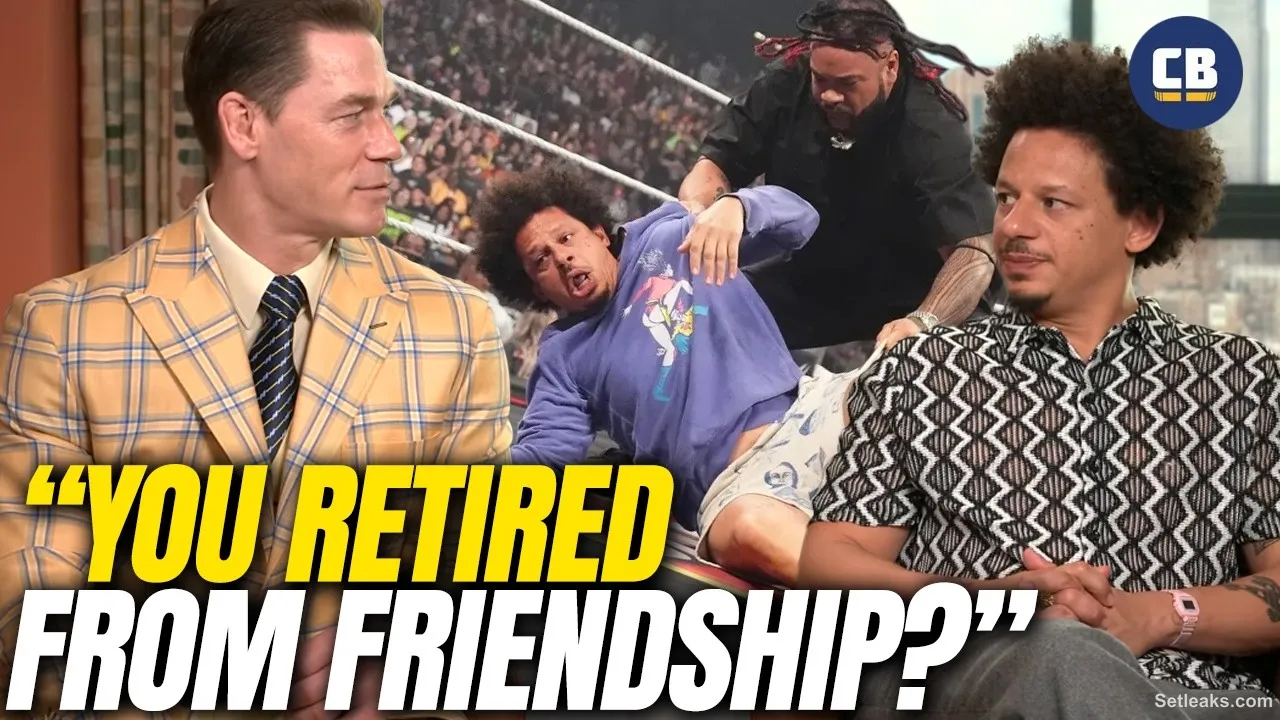 Eric Andre ROASTS John Cena For Not Saving Him From WWE Star! - Little Brother Cast Interview!