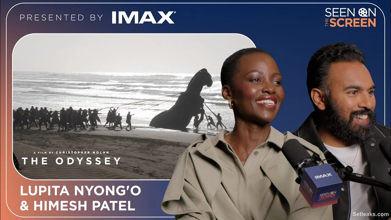 Lupita Nyong’o and Himesh Patel on Christopher Nolan’s IMAX Epic, The Odyssey