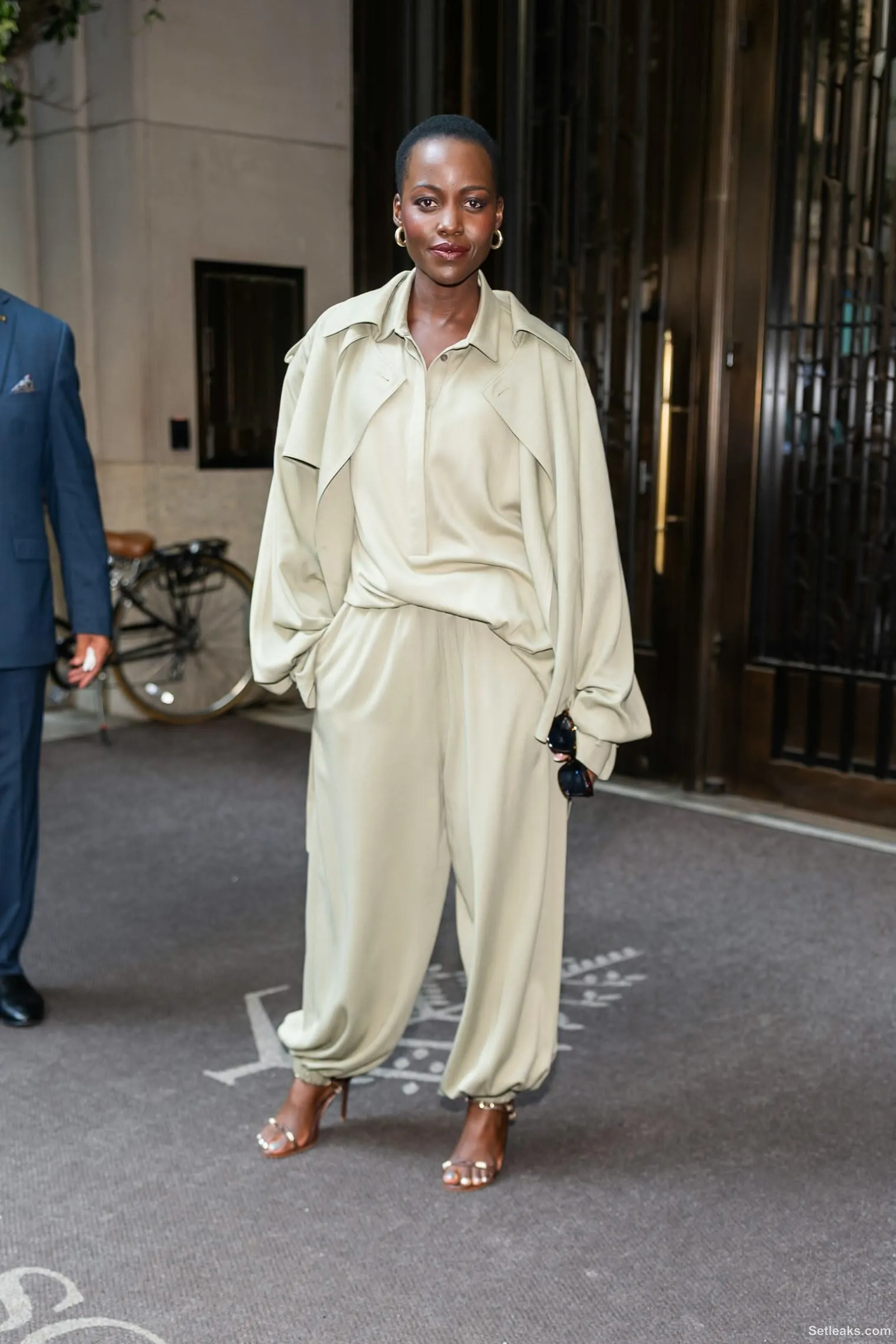 Lupita Nyong’o Fashionably Begins 'The Odyssey' Pr
