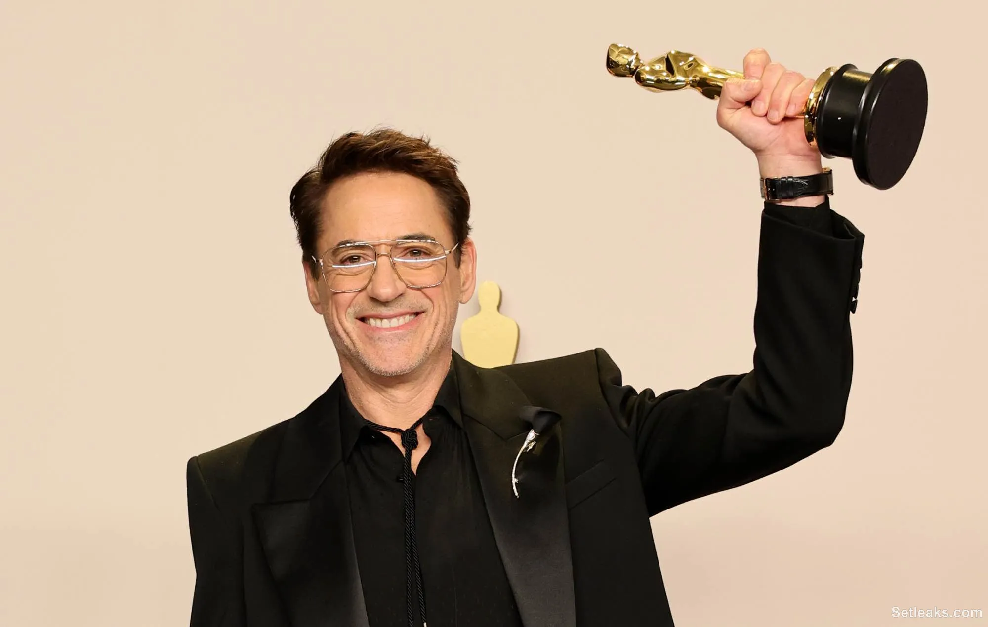 Robert Downey Jr. says he would "happily" play Iron Man again