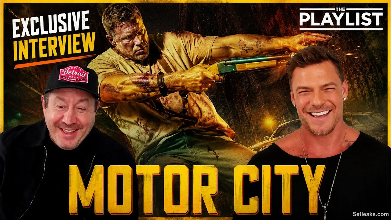 INTERVIEW - Alan Ritchson & Potsy Ponciroli on "MOTOR CITY"