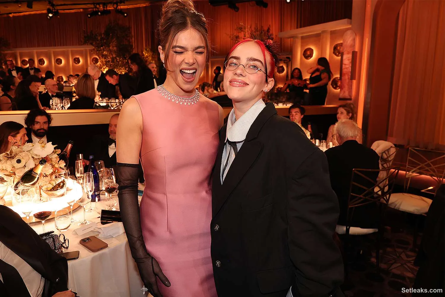 All the Behind-the-Scenes Photos from the 2024 Golden Globes