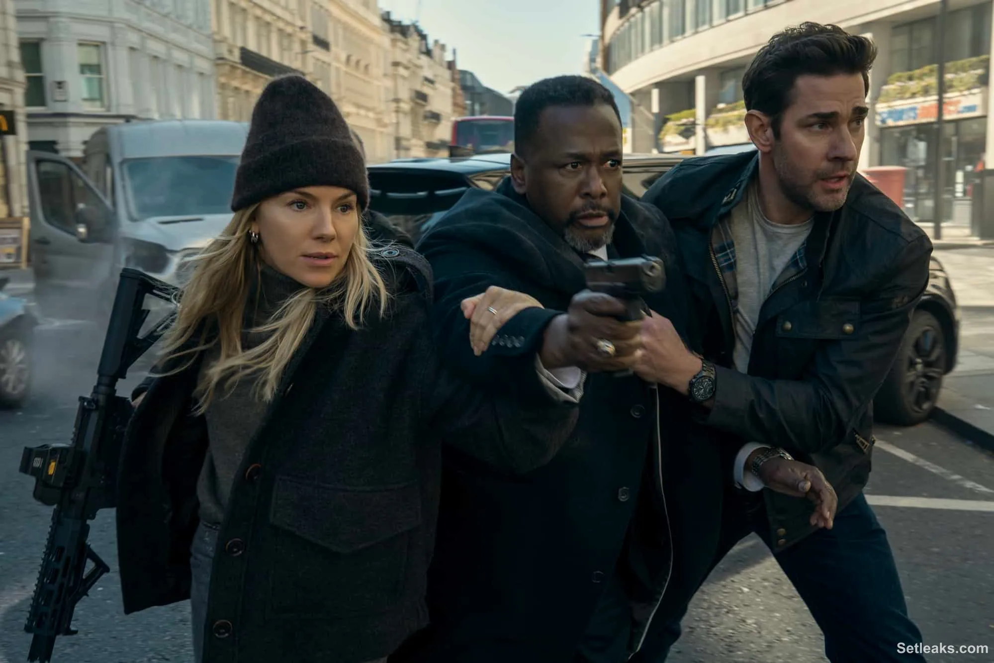 On set — Tom Clancy's Jack Ryan: Ghost War
