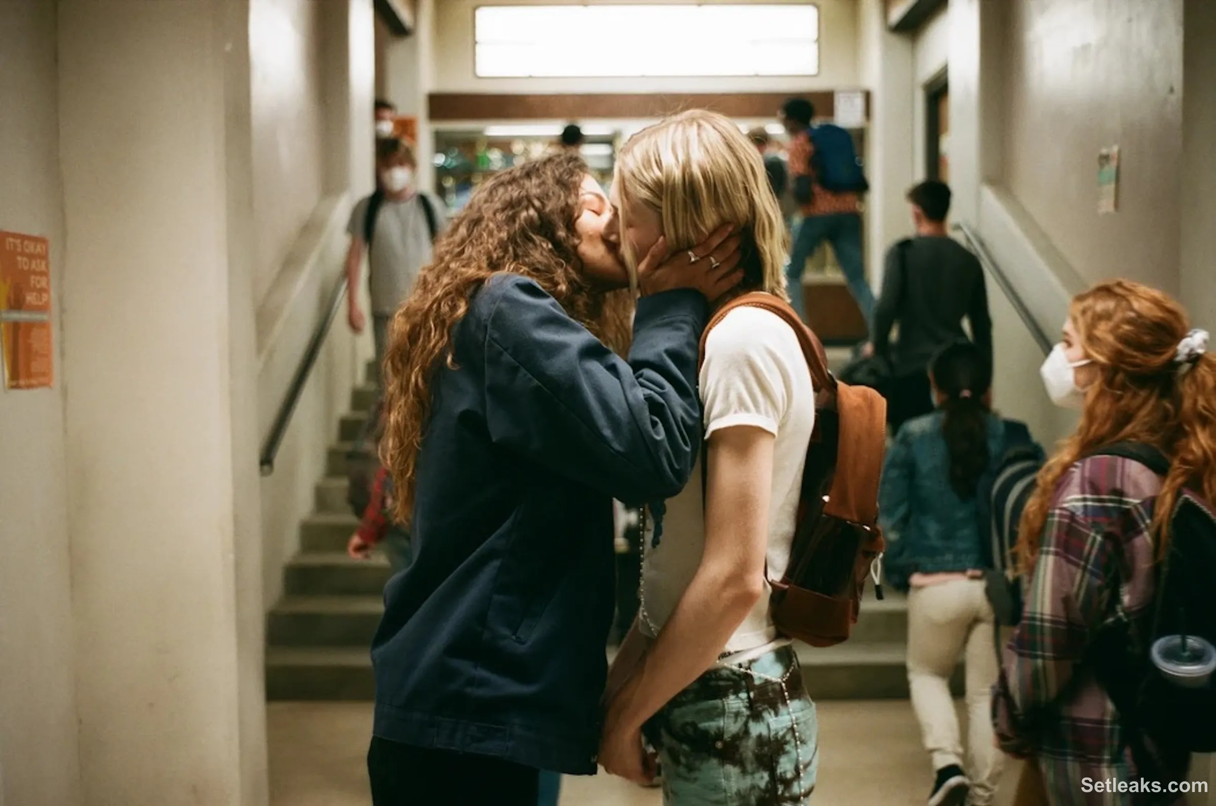 On set — Euphoria
