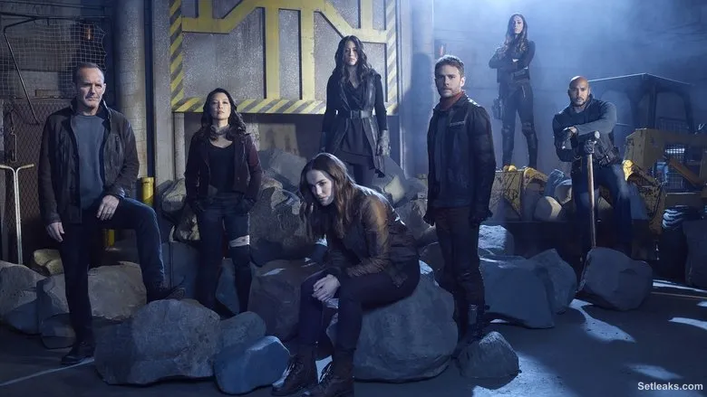 On set — Marvel's Agents of S.H.I.E.L.D.