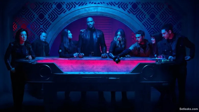 On set — Marvel's Agents of S.H.I.E.L.D.