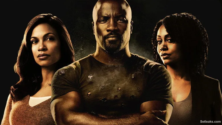 On set — Marvel's Luke Cage