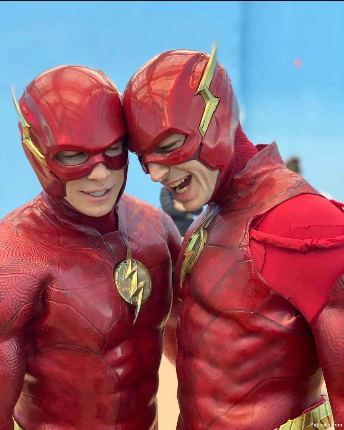 Behind the scenes of the Flash. Ed Wade is guy who was stand in for the second Barry. : r/DC_Cinematic
