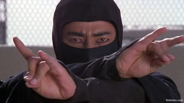 On set — Revenge of the Ninja