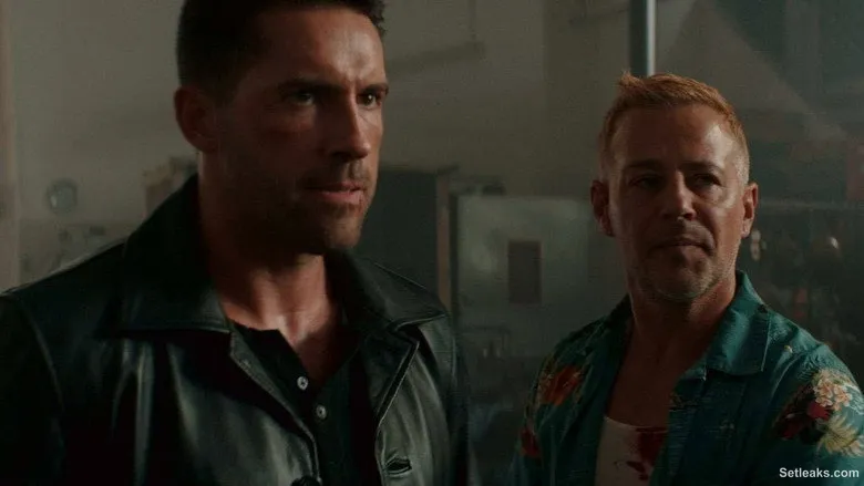 On set — Debt Collectors