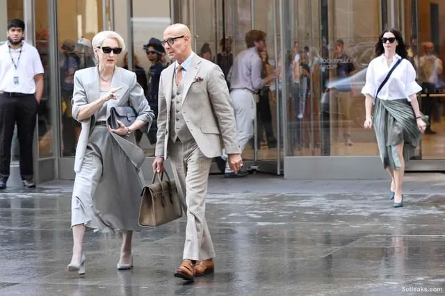 Behind the scenes of The Devil Wears Prada 2, releasing May 1, 2026. : r/Moviesinthemaking