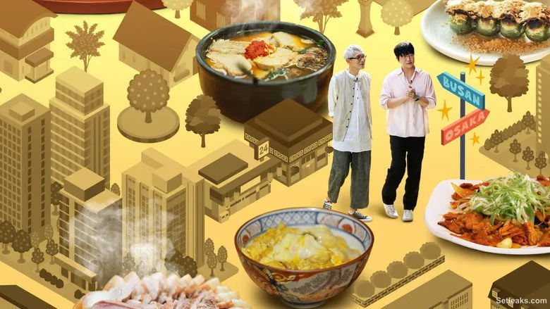 On set — K-foodie meets J-foodie