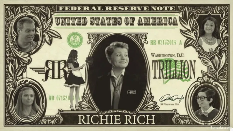 On set — Richie Rich