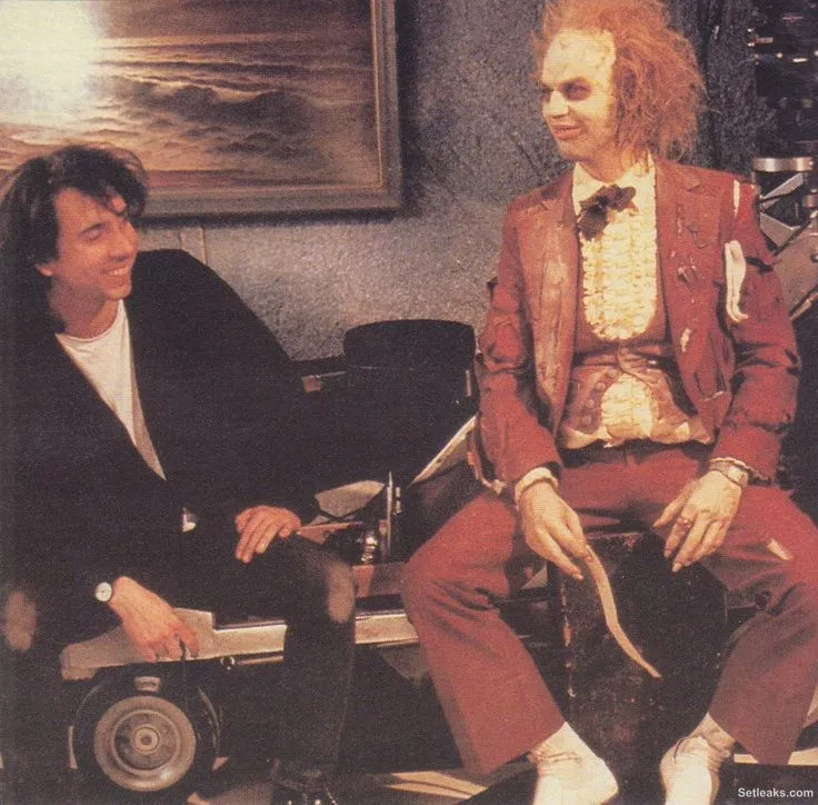 Tim Burton with Michael Keaton » ShotOnWhat? Behind the Scenes