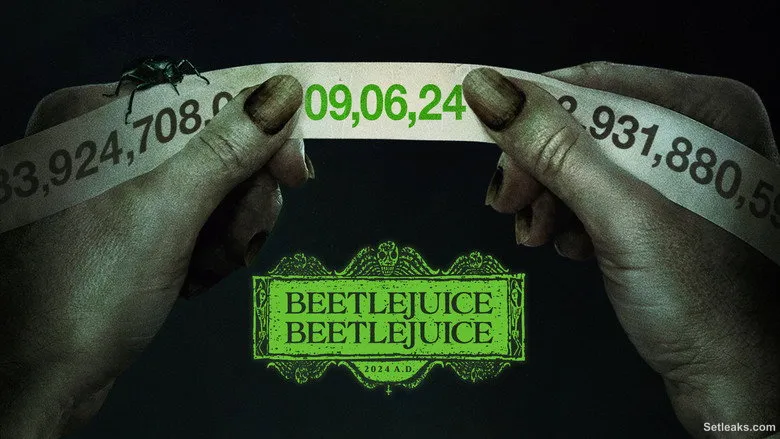 On set — Beetlejuice Beetlejuice