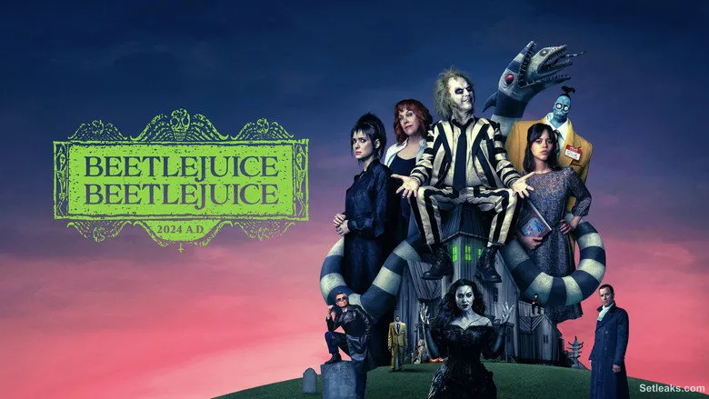 On set — Beetlejuice Beetlejuice