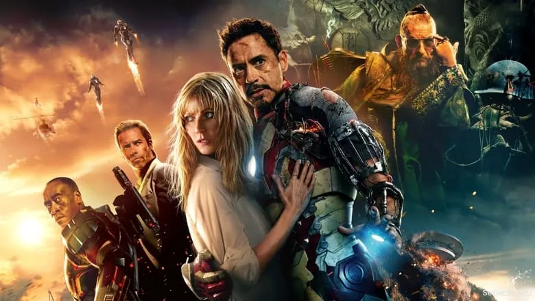 On set — Iron Man 3