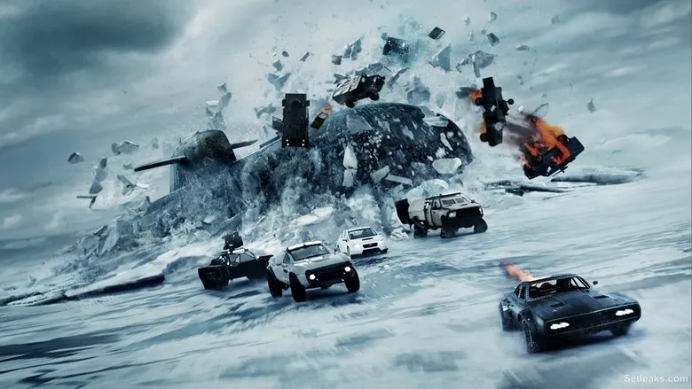 On set — The Fate of the Furious