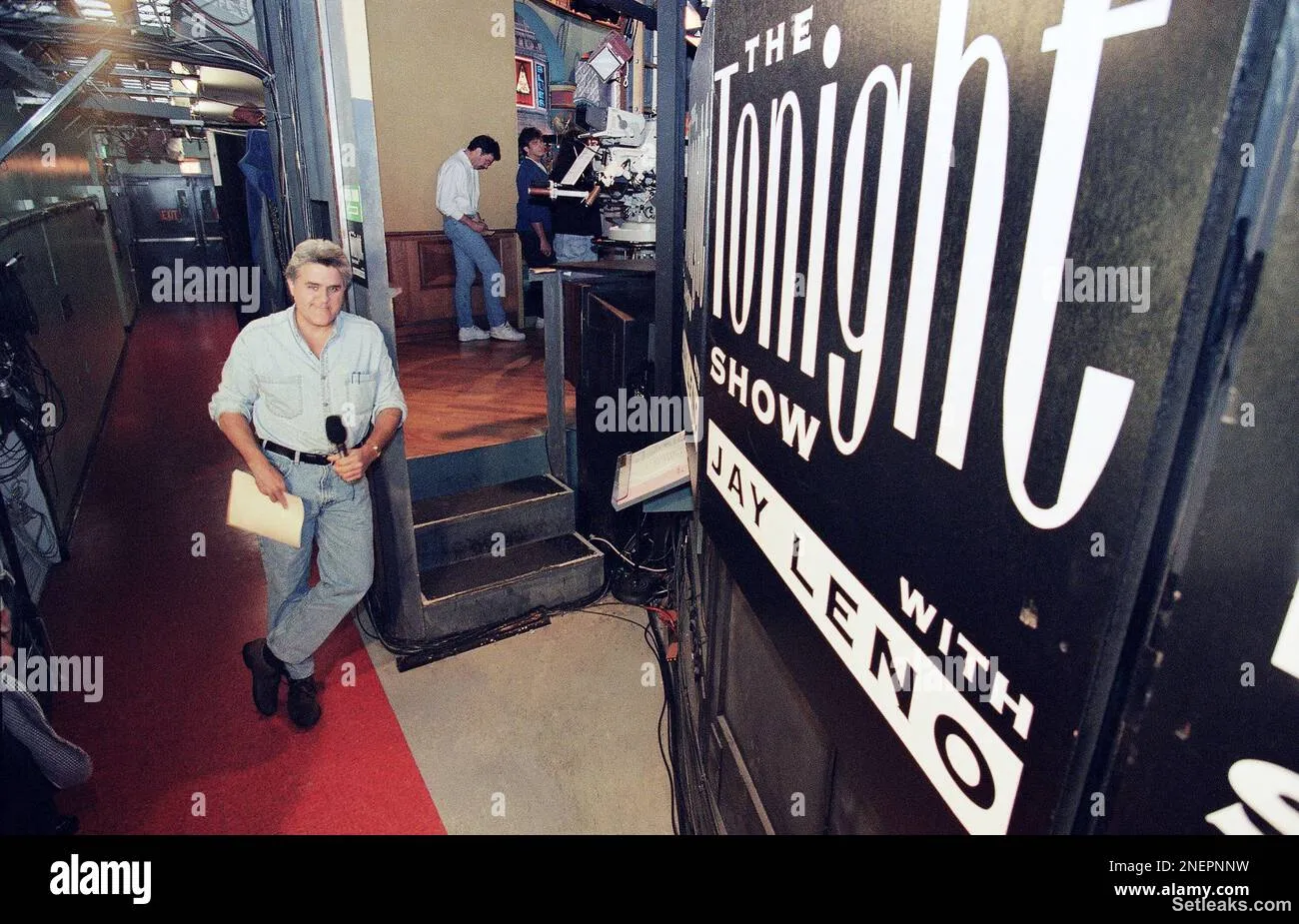 On set — The Tonight Show with Jay Leno
